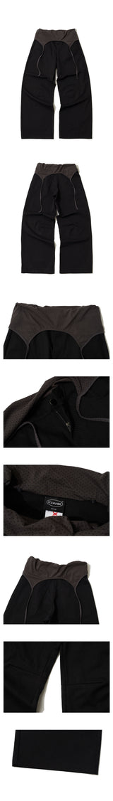 SLEEVELESS LAYERED PANTS