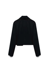 MILD CROP BLAZER / BLACK