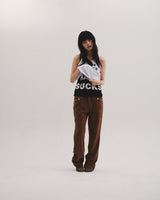 レイブ ワッフル タンクトップ(WHITE)