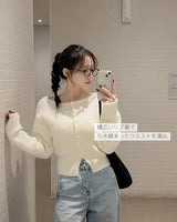 【MADE】boat neck Knit cardigan