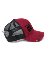 BBD Dual B Logo Trucker Mesh Cap (Burgundy)