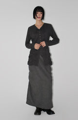 SHIRRING STRAP BLOUSE