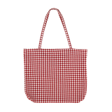 CHECK RIBBON SHOULDER BAG (2 COLORS)