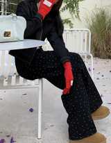 FLOWER DOT DENIM PANTS code 23001