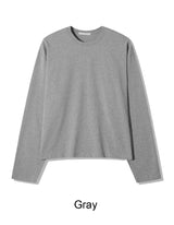 ラベドクロップソフトロングスリーブ