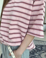 Aaron Multi-Stripe Collar Tee