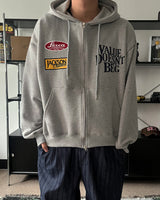DP Benz patch hood zip-up (2C)