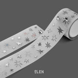 ピースオブスターPETキスカットテープ (Silver Foil)