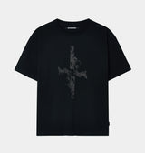 26SS★ CROSS GUN GRAPHIC HALF T