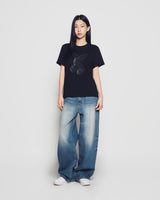 25FW WOMAN FUZZY RABBIT SHORT SLEEVE T-SHIRT