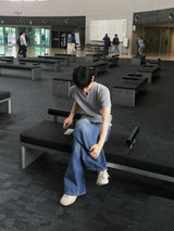 Ness Washed Flare Denim Pants