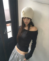 レウハスタッドラウンドネックスリムTシャツ