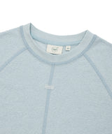 Women's Slit Terry T-Shirt Light Blue