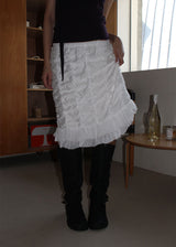 LACE PURE MIDI SKIRT (2color)