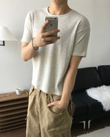ソフクロップワッフル半袖Tシャツ