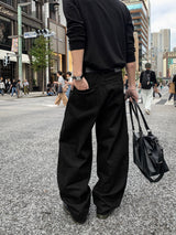 Mono Basic Curved Cotton Pants