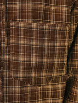 [SEMADE] City Check Overfit Hoody Shirts