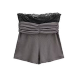 エヴァニア レース ルーシュパンツ