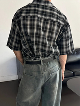 [S/S]ティンチェックハーフシャツ(4color)