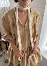 WRINKLE SCARF