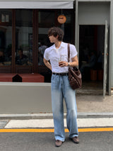 LMN Air Cool Tencel Wide Denim Pants (2 colors)