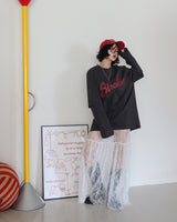 ラクシークスリーブレイヤードオーバーサイズフィットTシャツ
