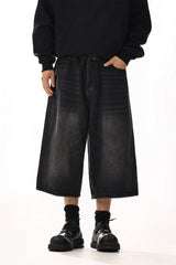 Vintage Washed Cropped Shorts
