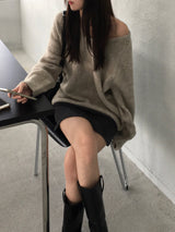 Andy V-neck Knitwear (3 colors)