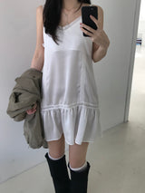 Rien Satin Mini Dress (2 colors)