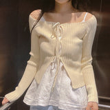 Something Ribbon Cardigan Knitwear