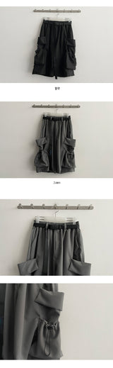 ワコベルトナイロンストリンんぐカーゴハーフパンツ