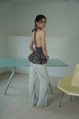 Ice wide denim