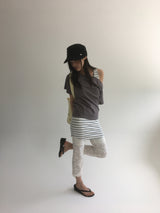 Laura Frill Capri Pants (2color)
