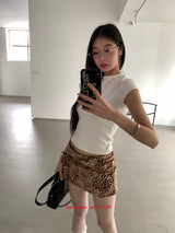 リボンレター半袖Tシャツ