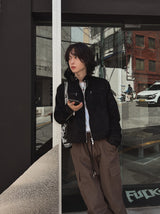 Jeep Biker Suede Jacket