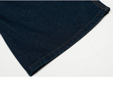 Check Wrap Layered Denim Pants 233012390