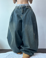 ピンタックリベットバルーンデニムパンツ 💙🩵