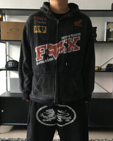 HP Racing Pigment Hooded Zip-Up (1C)