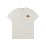 24FW CRACK STAR LOGO SHORT SLEEVE T-SHIRT CREAM