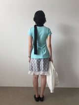 フレアクルーネックTシャツ (4color)
