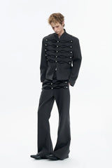 Napoleon Striped Flared Trousers