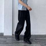 Bias Panel Wide Trousers