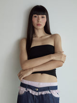 チューブトップ_ブラック