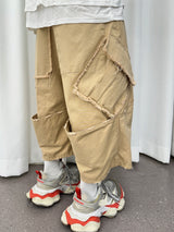 VTG BACK BOOTS CARGO SHORTS_BEIGE