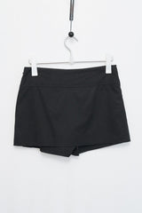 Button Mini Skirt (Black)