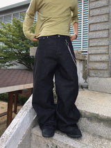 Stain Non-Fade Flare Denim Pants 2C