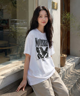 Butterfly Over-fit T-Shirts - 4COLOR