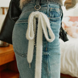 Angora Drop Ribbon Keyring
