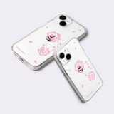 ローズフブキジェルハードスマホケース