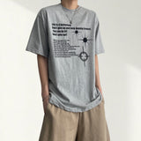 フィールド レタリング ヴィンテージ ボクシーフィット ショートスリーブ Tシャツ